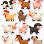 Animals & Wildlife - Sticker Sheet v27